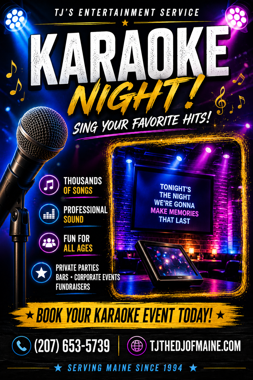 Karaoke Night — Tj's Entertainment Service